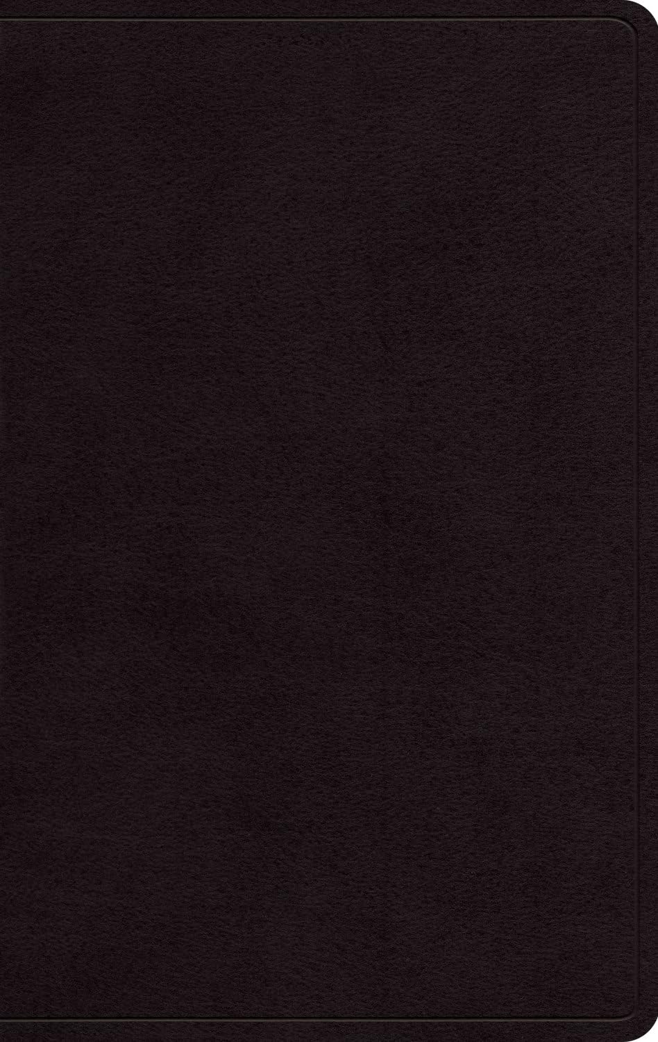 ESV Giant Print Personal Size Bible, Red Letter (Genuine Leather, Black)