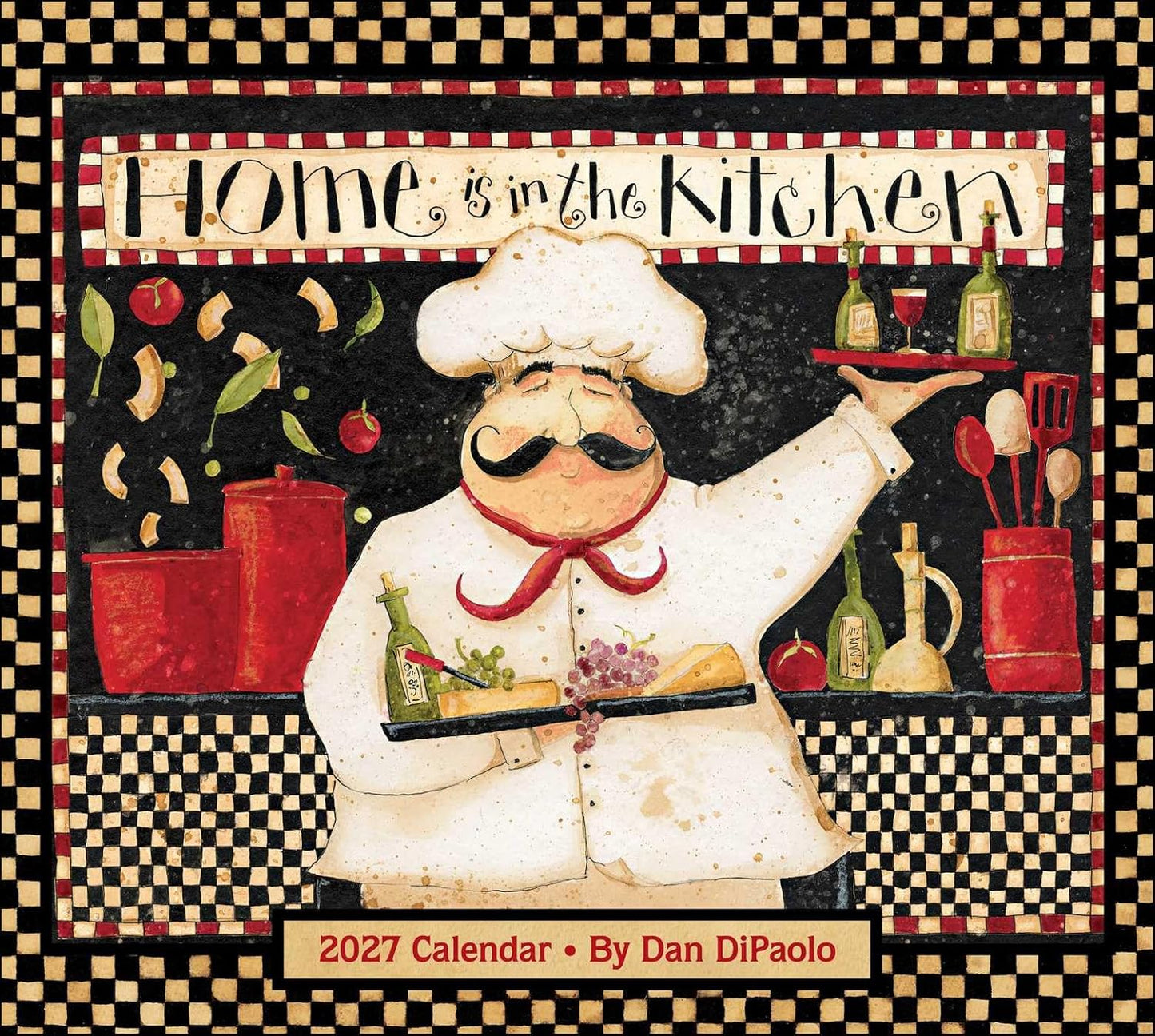 Home Is in the Kitchen 2027 Deluxe Wall Calendar