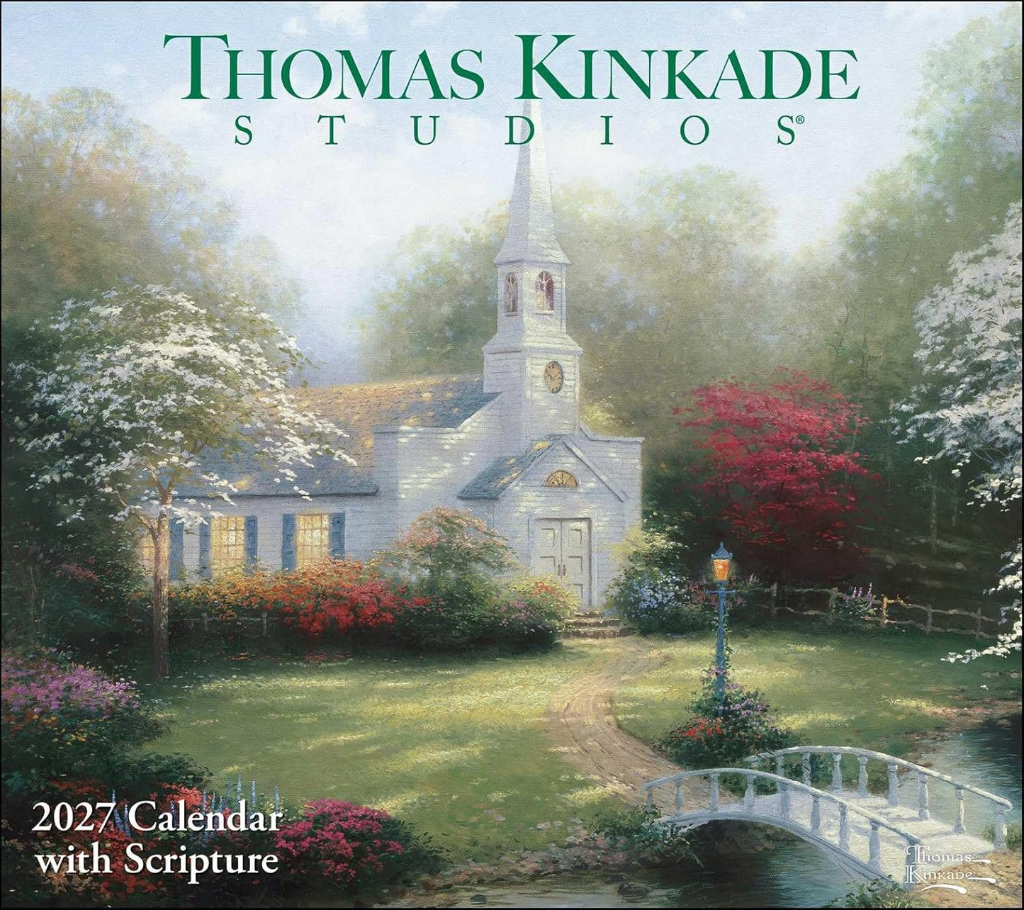 Thomas Kinkade Studios(r) 2027 Deluxe Wall Calendar with Scripture
