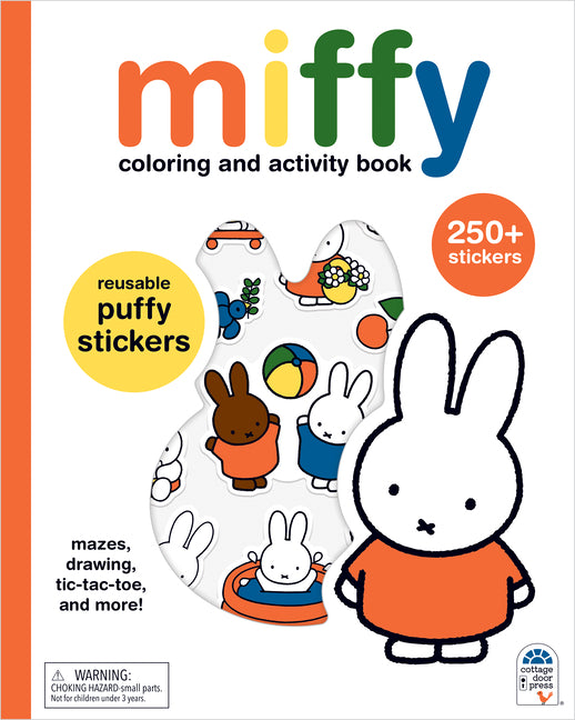 Miffy Coloring and Activity Book with Puffy Stickers