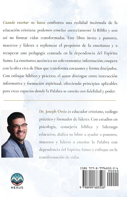 Cuando ensenar no basta