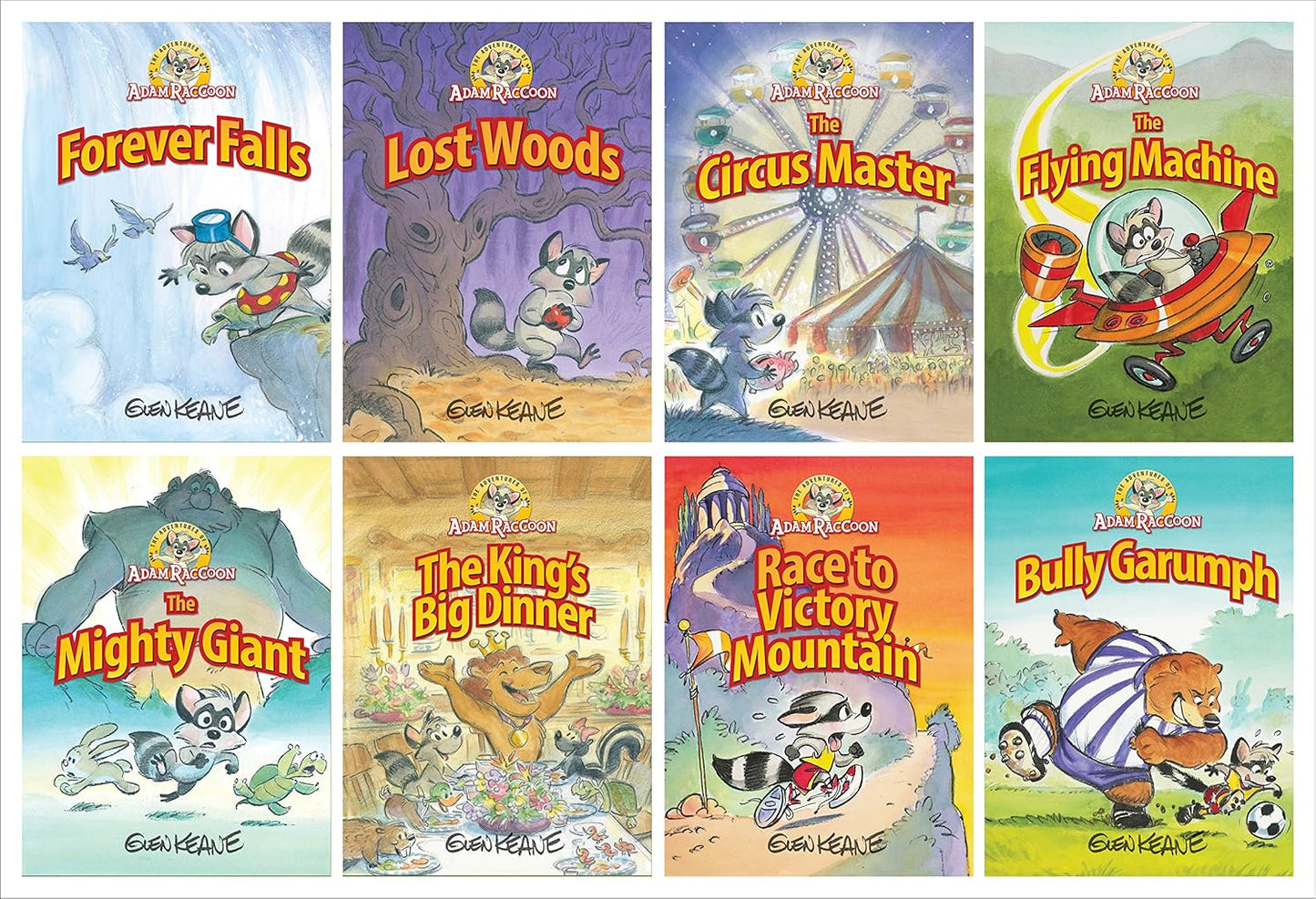Adventures of Adam Raccoon 8 Volume Set