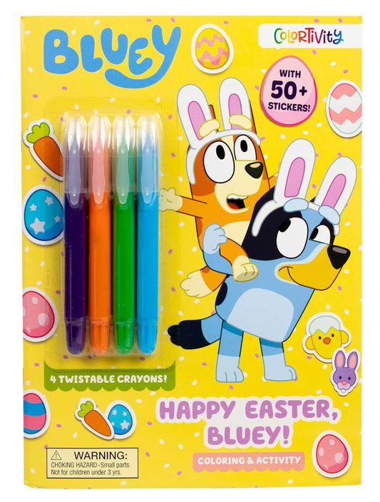 Bluey Colortivity: Happy Easter, Bluey! (Color & Activity with Twistable Crayons)