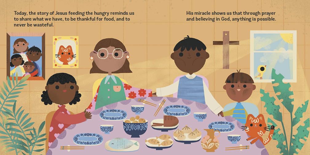 Jesus Feeds the Hungry: A Parable of Faith and Gratitude (Little Bible Stories)