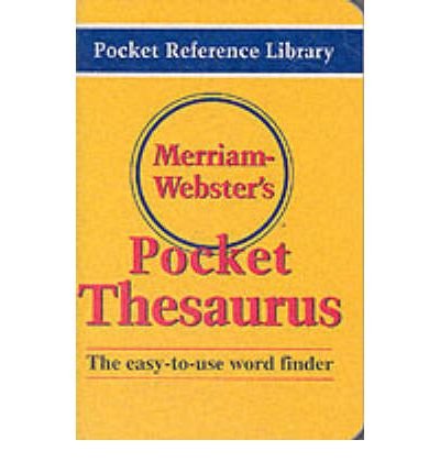 Merriam-Webster's Pocket Thesaurus