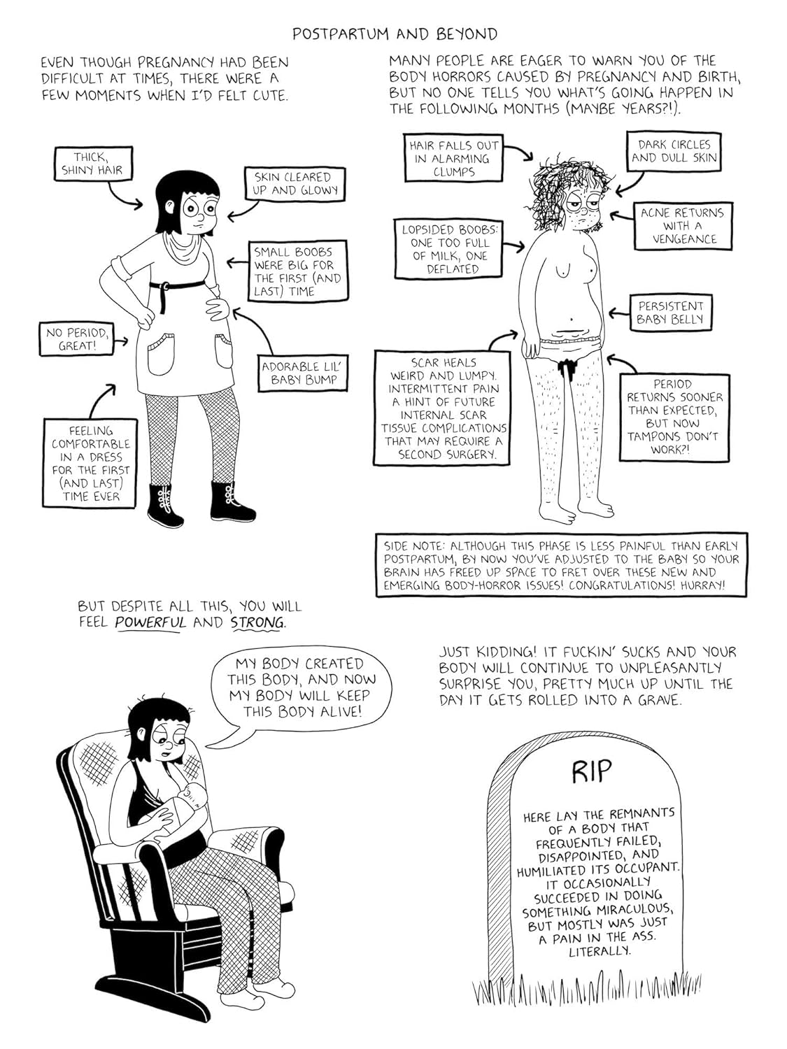 Bury Me Already (It's Nice Down Here): Comics on Pregnancy and Parenthood