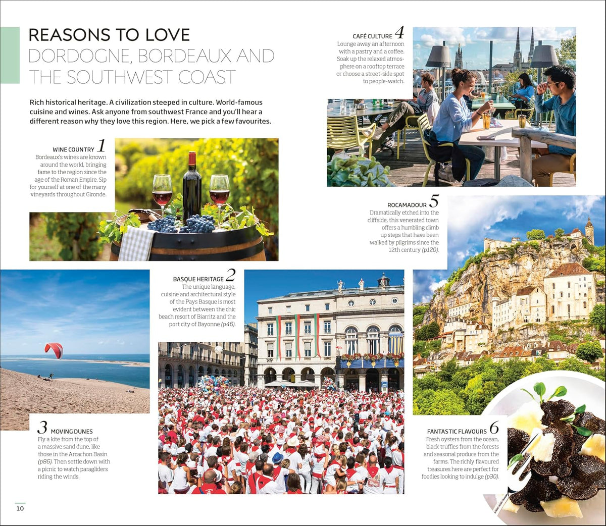 DK Dordogne, Bordeaux and the Southwest Coast: Must-See Sights. Culture & History. Detailed Maps & Tours. Area Guide.