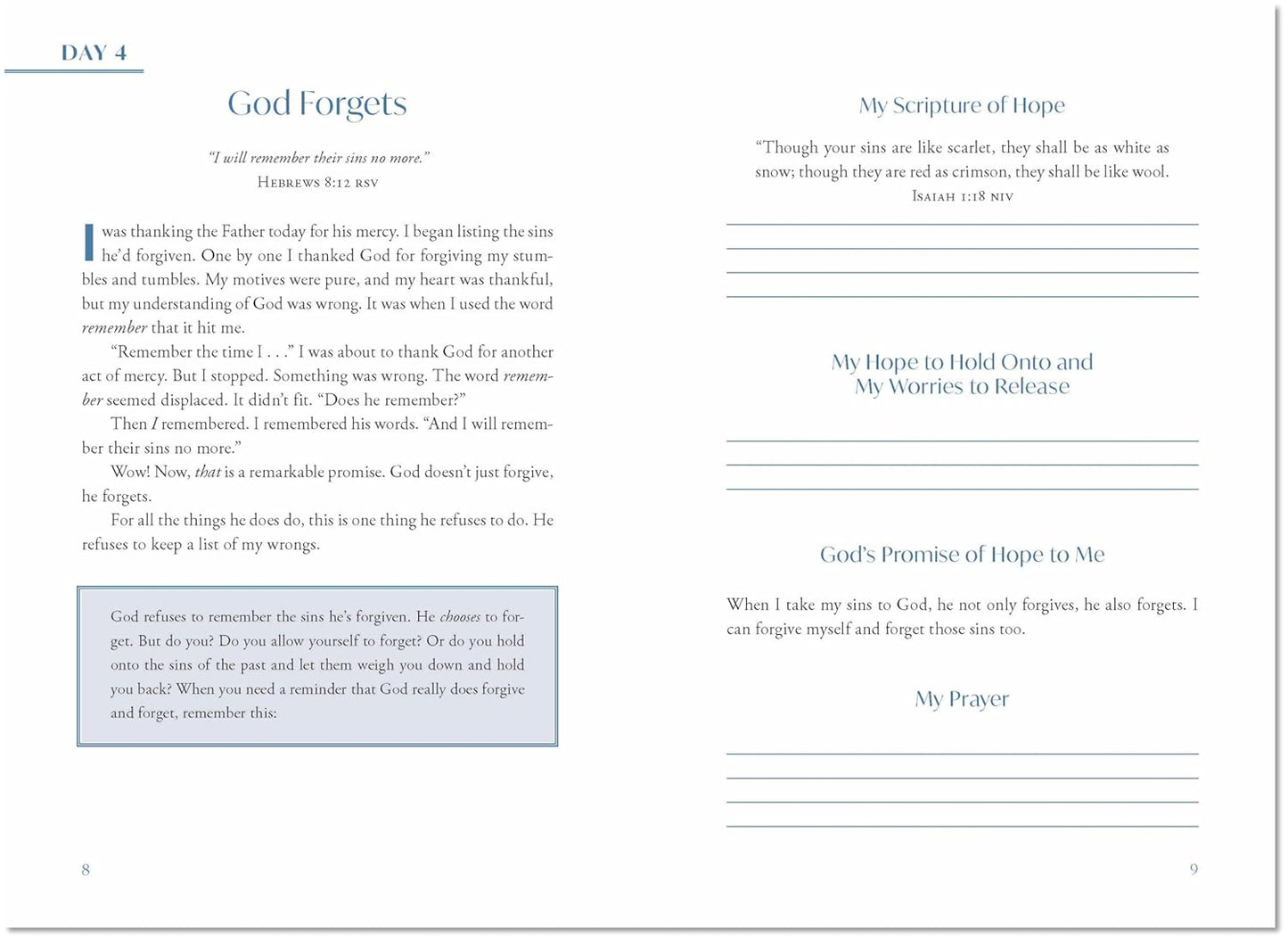 Hope for Hard Days: 90 Reflections of Comfort, Calm, and the Certainty of Heaven (A Daily Devotional)