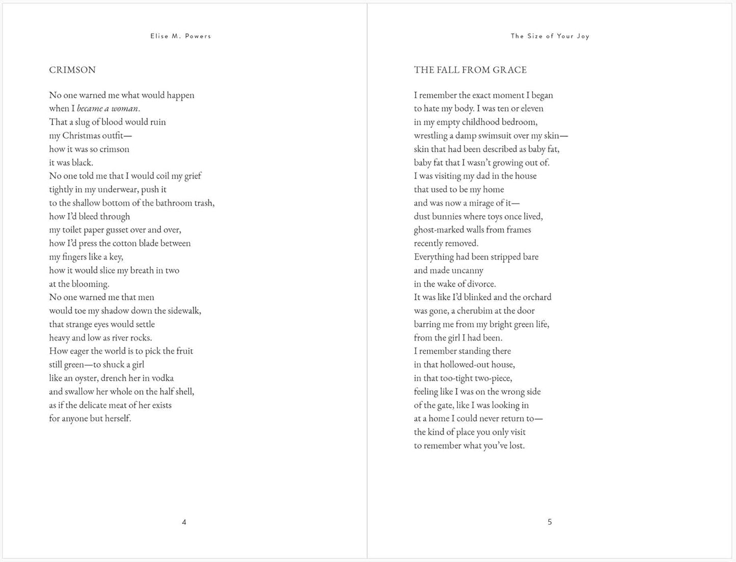 Size of Your Joy: Poems