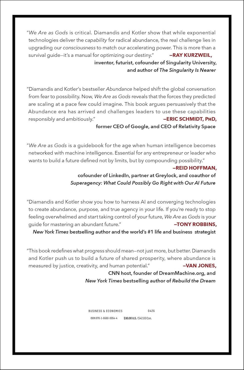 We Are as Gods: A Survival Guide for the Age of Abundance (Exponential Technology)