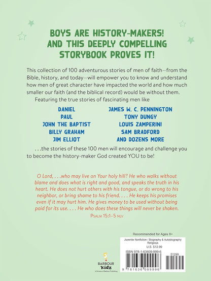 100 Adventurous Stories for Brave Boys: Memorable Tales of Men of Faith