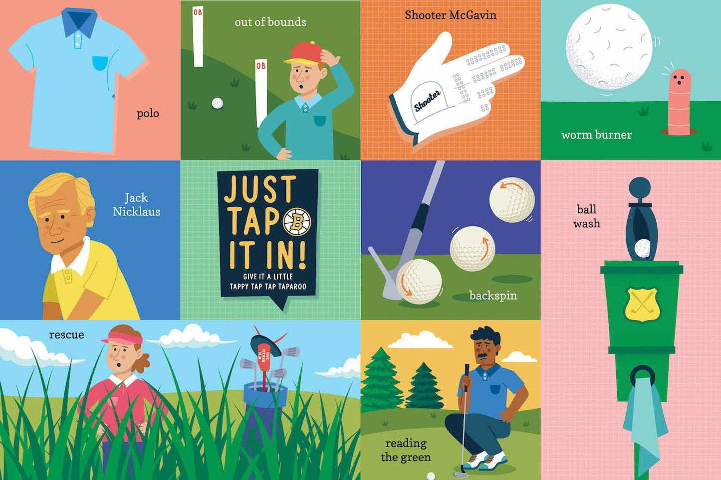 100 First Words for Little Golfers: A Parody Primer for the Course (100 First Words)