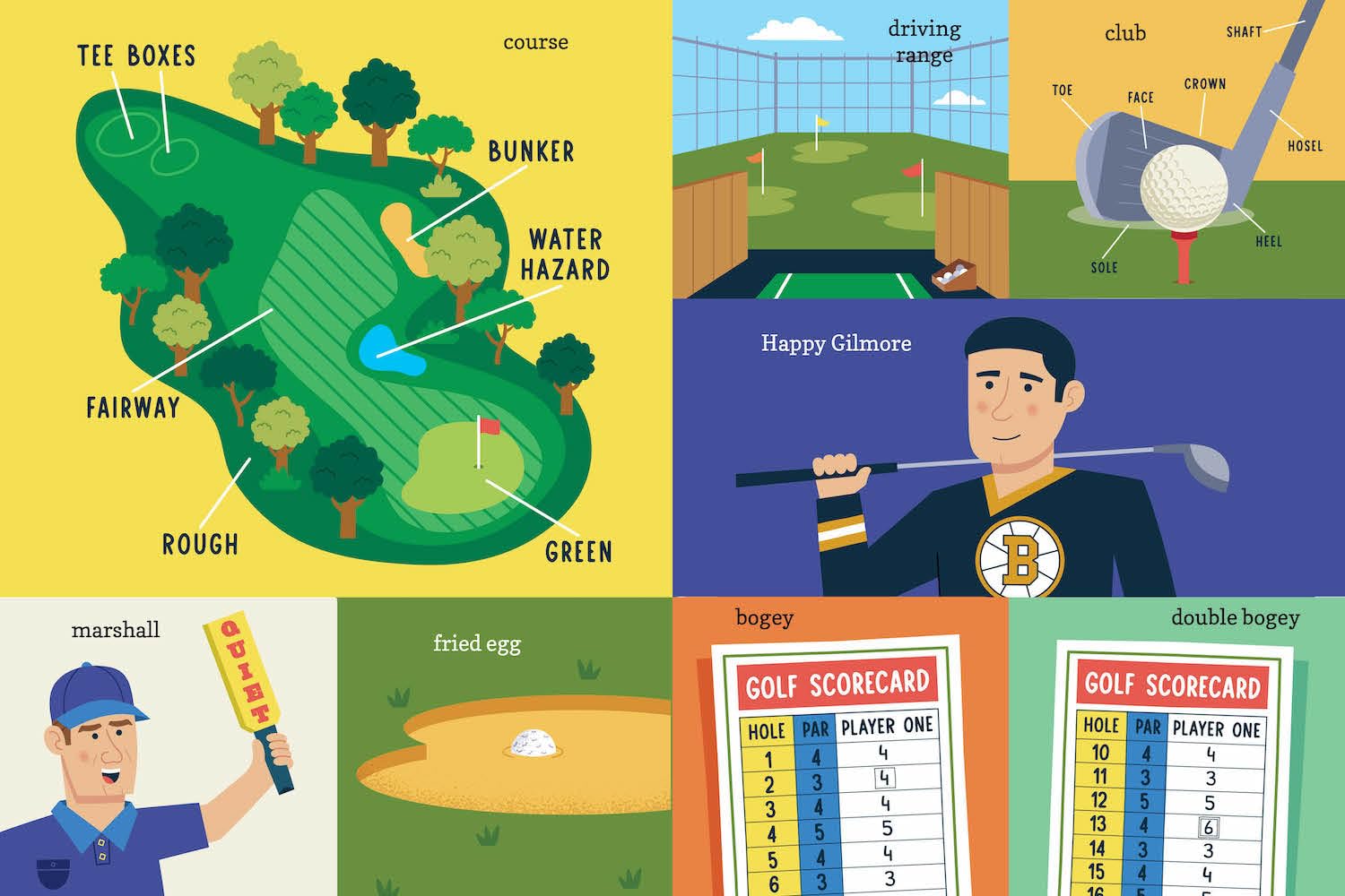 100 First Words for Little Golfers: A Parody Primer for the Course (100 First Words)