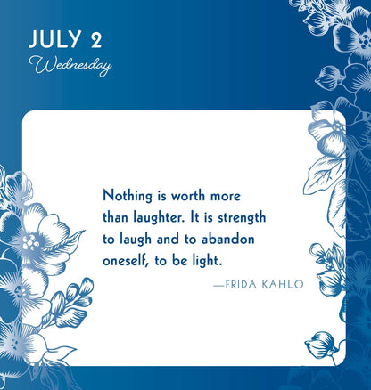 2025 Great Quotes From Great Women Boxed Calendar: 365 Days of Inspiration from Women Who Shaped the World (Daily Desk Gift for Her)