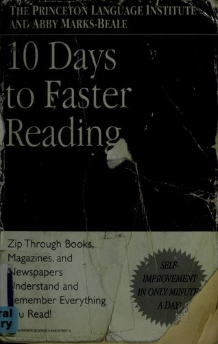 10 Days to Faster Reading
