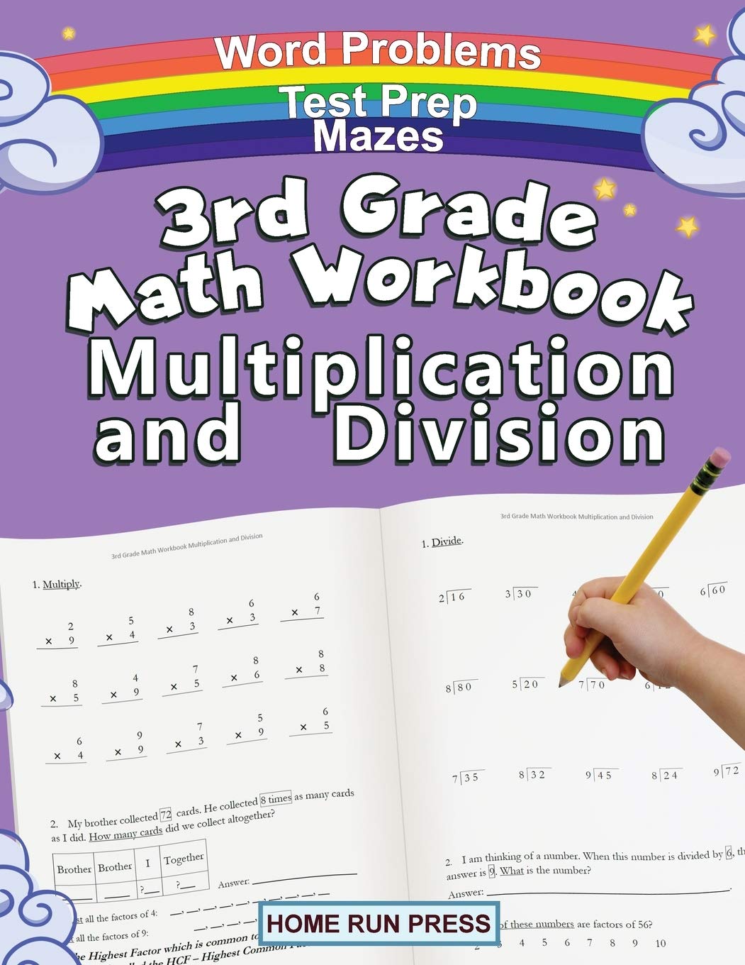 3rd Grade Math Workbook Multiplication and Division: Grade 3,