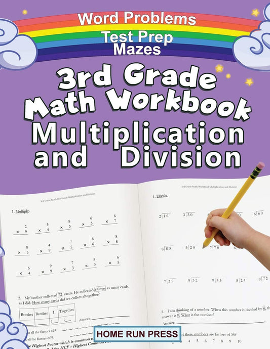 3rd Grade Math Workbook Multiplication and Division: Grade 3,