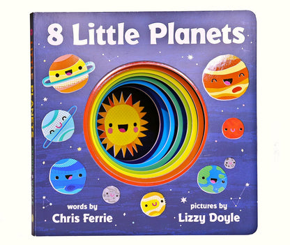 8 Little Planets: A Solar System Book for Kids with Unique Planet Cutouts