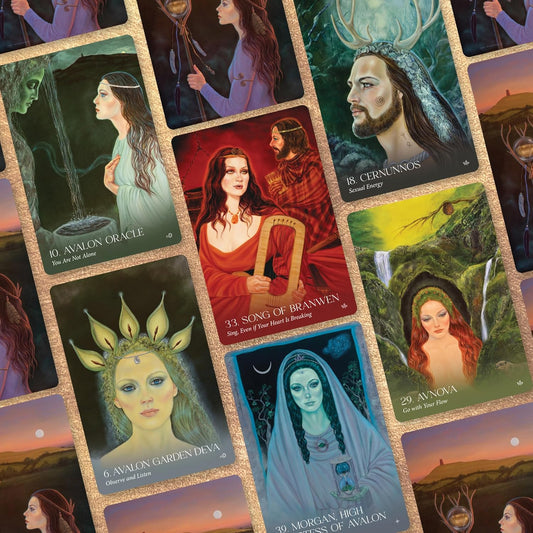 Avalon Visions Oracle: Sacred Wisdom Through the Three Realms
