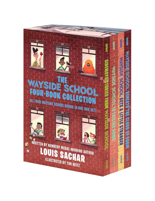 The Wayside School 4-Book Box Set: Sideways Stories from Wayside School, Wayside School Is Falling Down, Wayside School Gets a Little Stranger, Wayside Sc