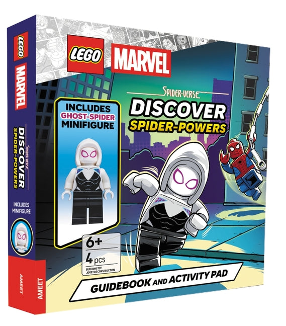 Lego Marvel Spider-Verse Discover Spider-Powers: Includes Ghost-Spider Minifigure, Guidebook, and Activity Pad