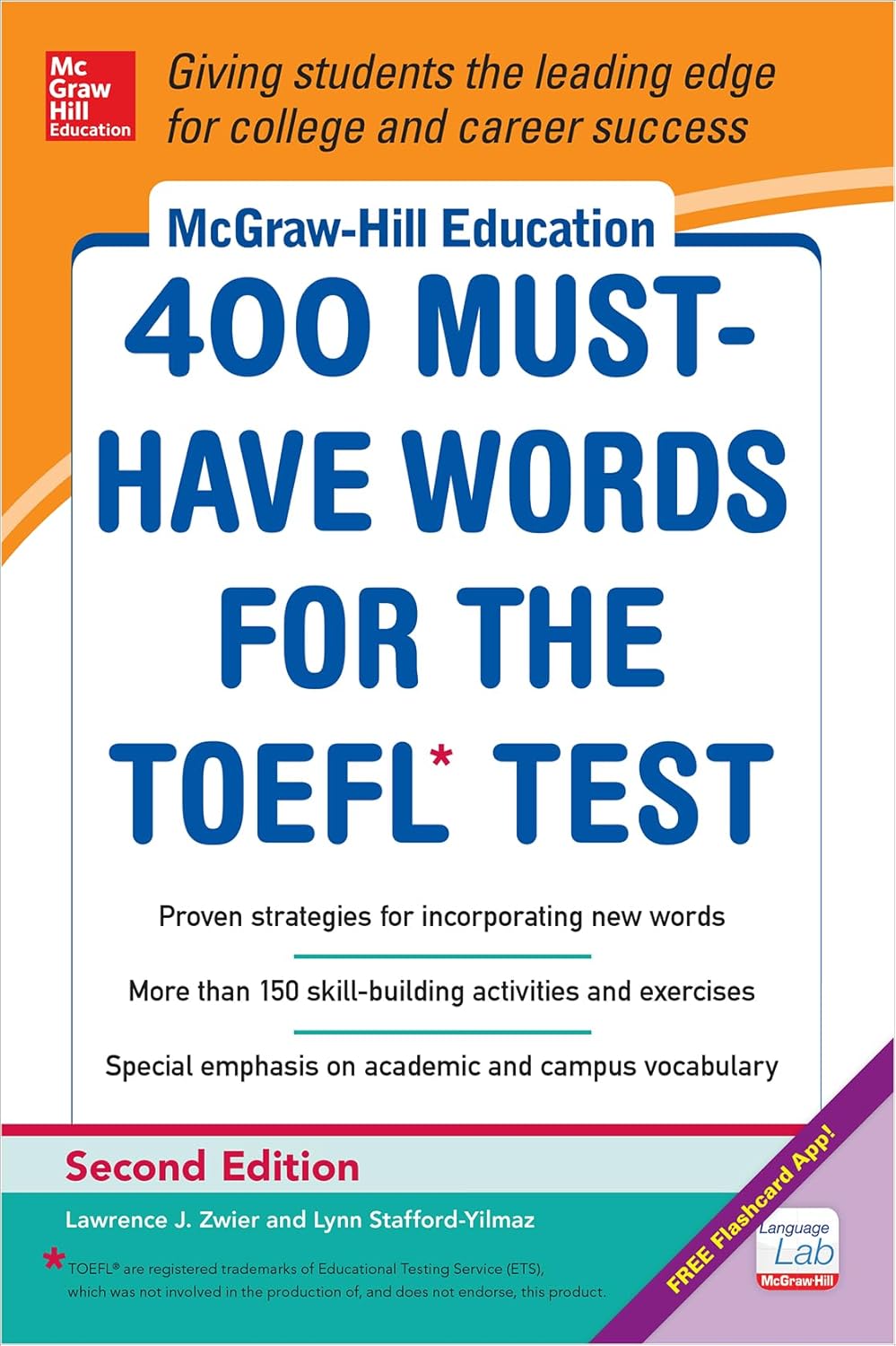 McGraw-Hill Education 400 Must-Have Words for the Toefl, 2nd Edition (Revised)