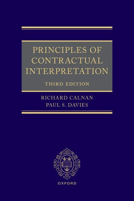 Principles of Contractual Interpretation