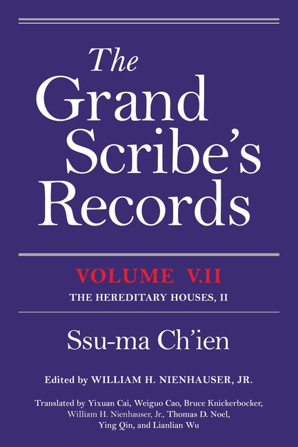 The Grand Scribe's Records, Volume V.II: The Hereditary Houses, II