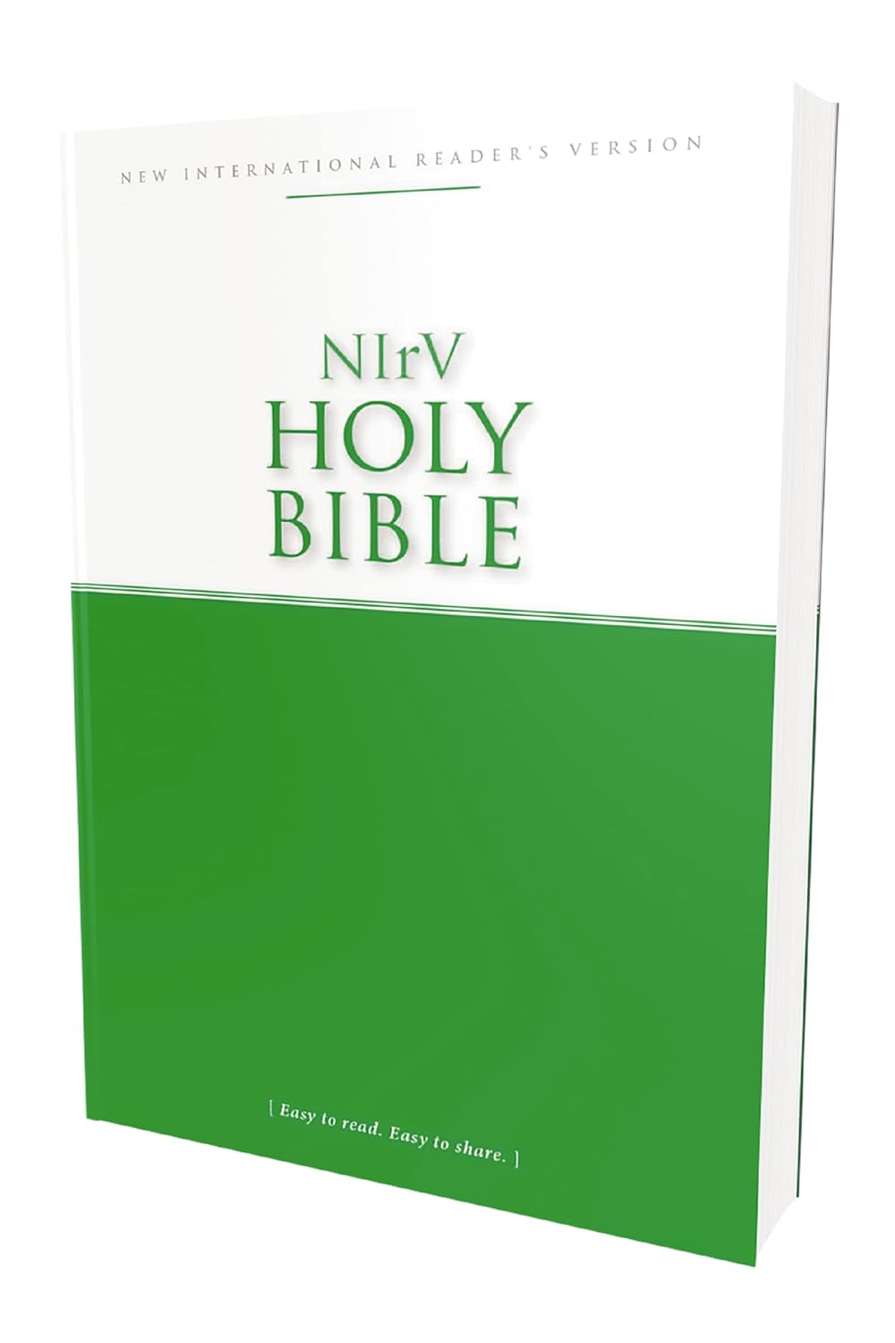 NIRV, Economy Bible, Paperback: Easy to Read. Easy to Share. (Copyright 2014)