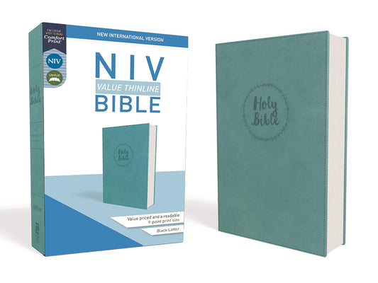 NIV, Value Thinline Bible, Imitation Leather, Blue (Special)