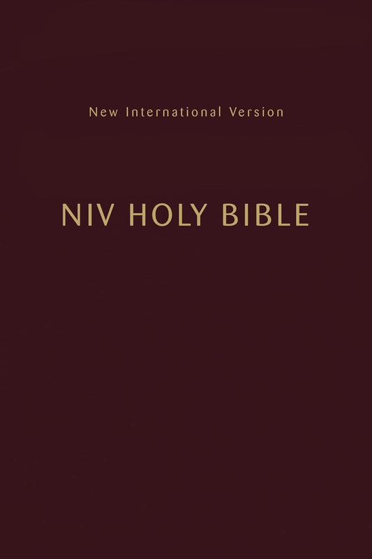 Niv, Holy Bible, Compact, Paperback, Burgundy, Comfort Print