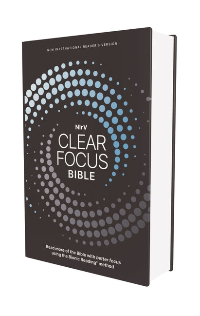 Nirv, Clear Focus Bible, Hardcover, Charcoal/Blue: Read More of the Bible with Better Focus Using the Bionic Reading Method