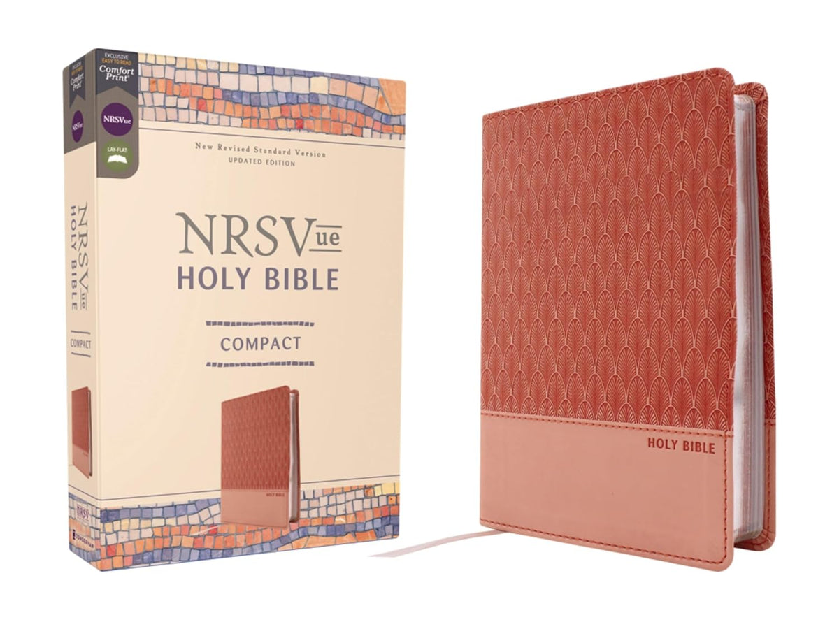 Nrsvue, Holy Bible, Compact, Leathersoft, Peach, Comfort Print