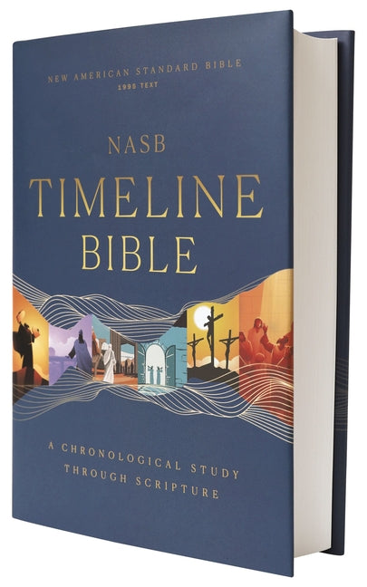 Nasb, Timeline Bible, Hardcover, Red Letter, 1995 Text, Comfort Print: A Chronological Journey Through Scripture