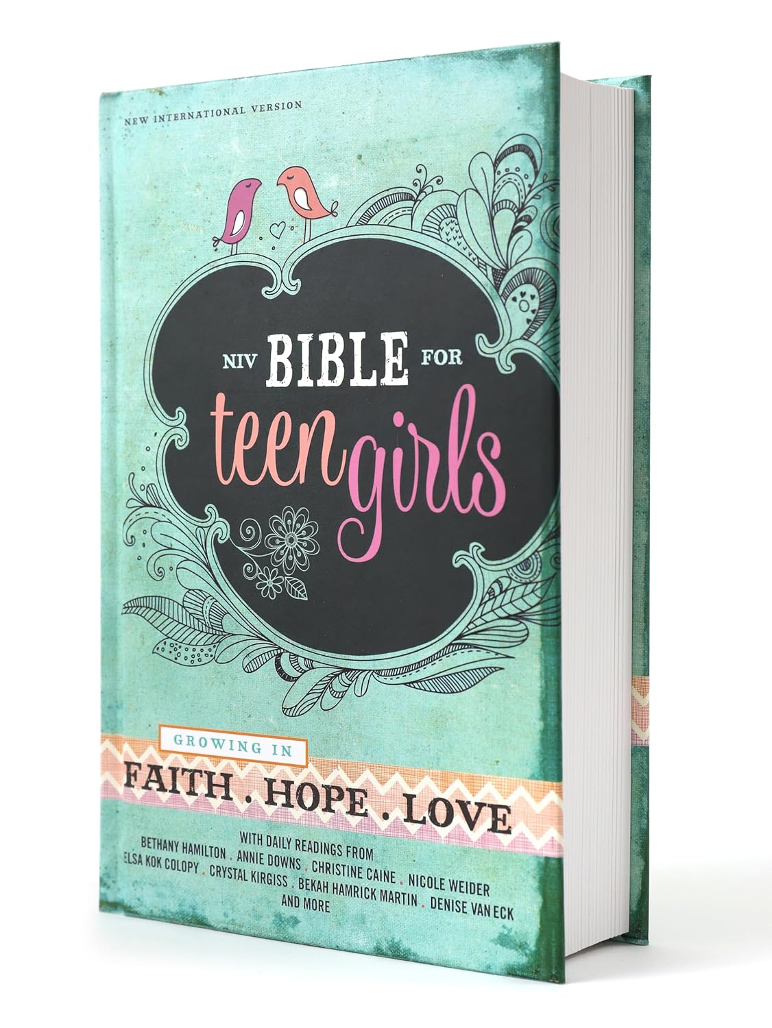 Bible for Teen Girls-NIV: Growing in Faith, Hope, and Love