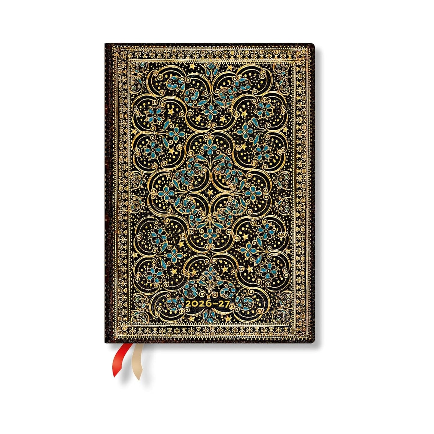 2027 Restoration MIDI Horizontal Hardcover 18-Month Weekly Planner, 208pg, 80gsm by Paperblanks (the Queen's Binding)