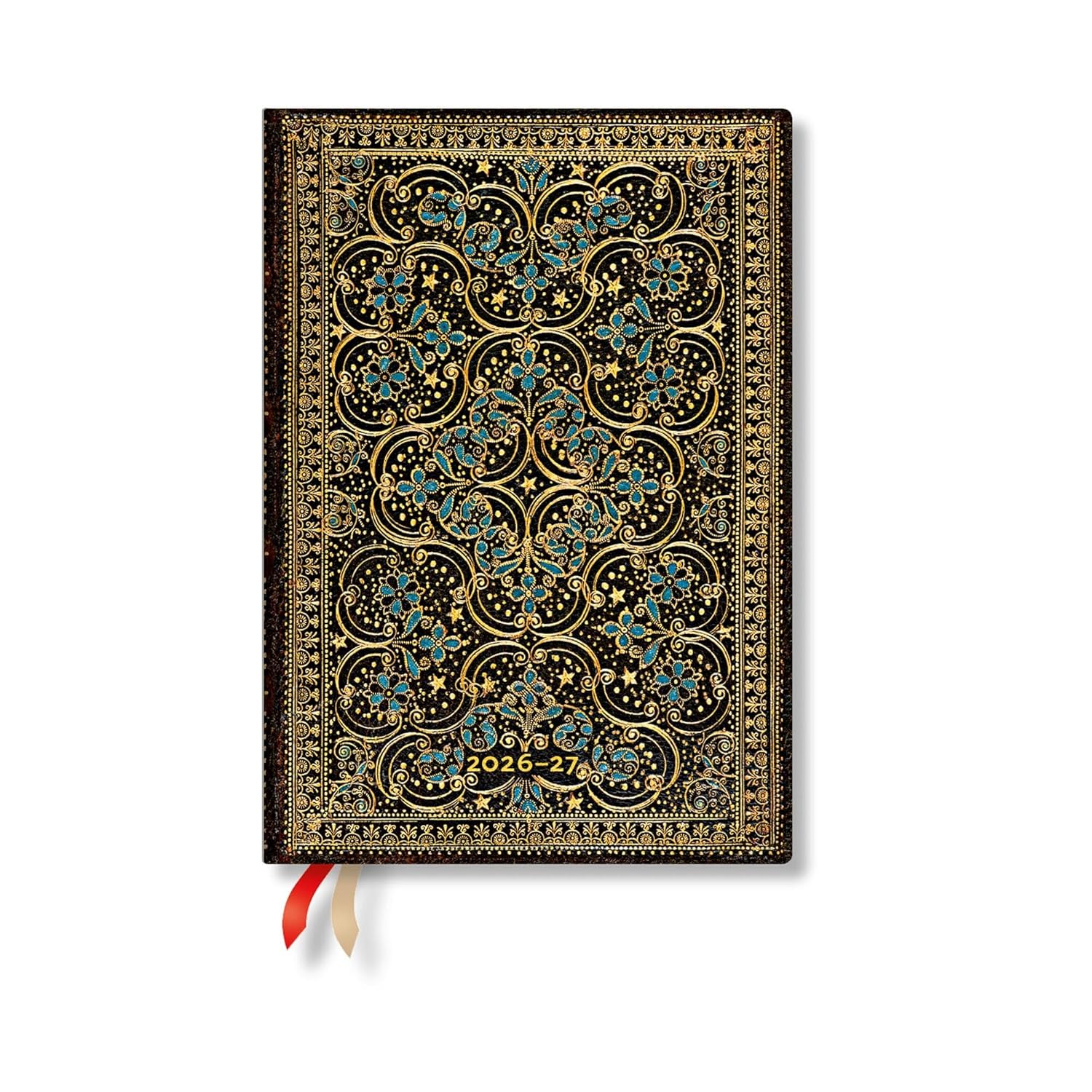 2027 Restoration MIDI Horizontal Hardcover 18-Month Weekly Planner, 208pg, 80gsm by Paperblanks (the Queen's Binding)