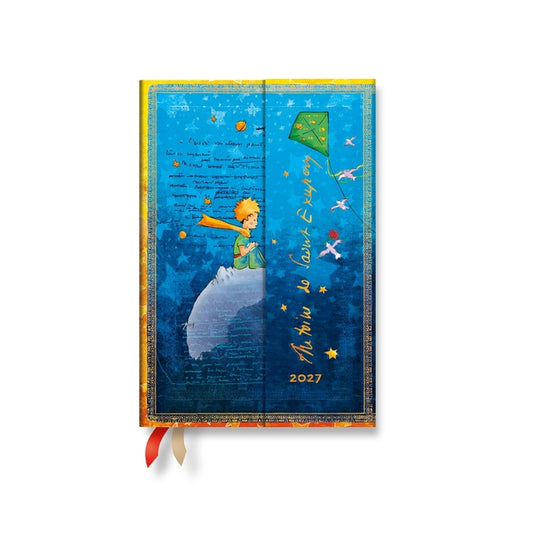2027 Saint-Exupery, the Little Prince Mini Hardcover 12-Month Daily Planner, 416pg, 80gsm by Paperblanks (Embellished Manuscripts Collection)