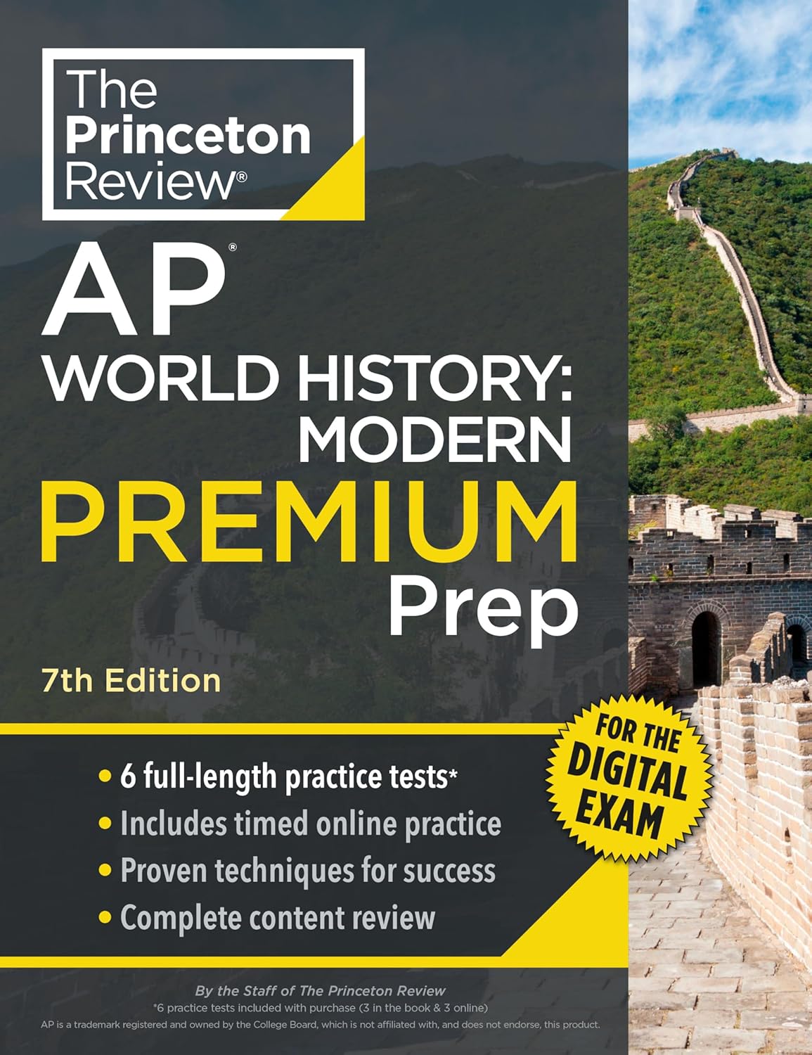 Princeton Review AP World History: Modern Premium Prep, 7th Edition: 6 Practice Tests + Digital Practice Online + Content Review