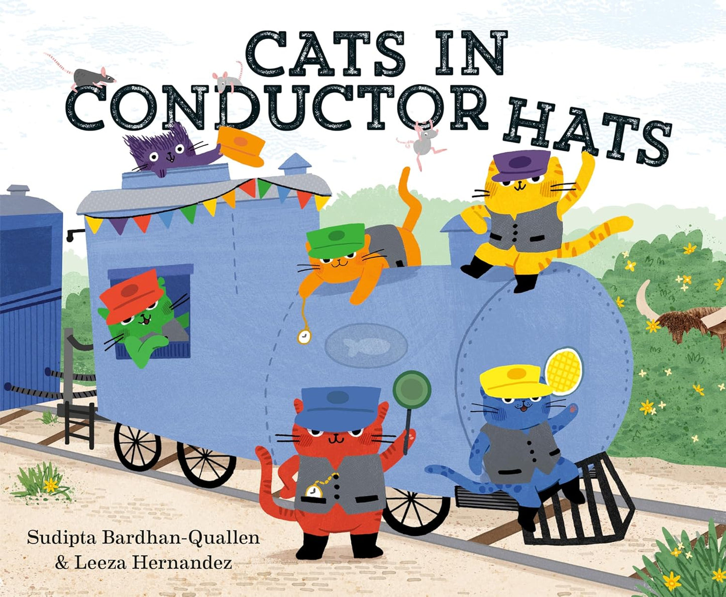 Cats in Conductor Hats: A Train Adventure