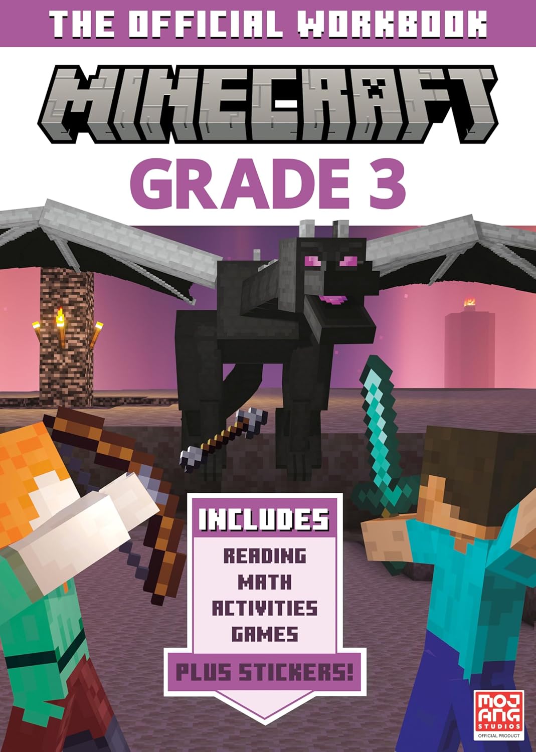 Official Minecraft Workbook: Grade 3 Paperback By Random House – Book ...