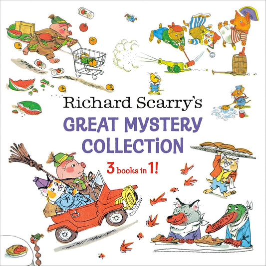 Richard Scarry's Great Mystery Collection: 3-Books-In-1!