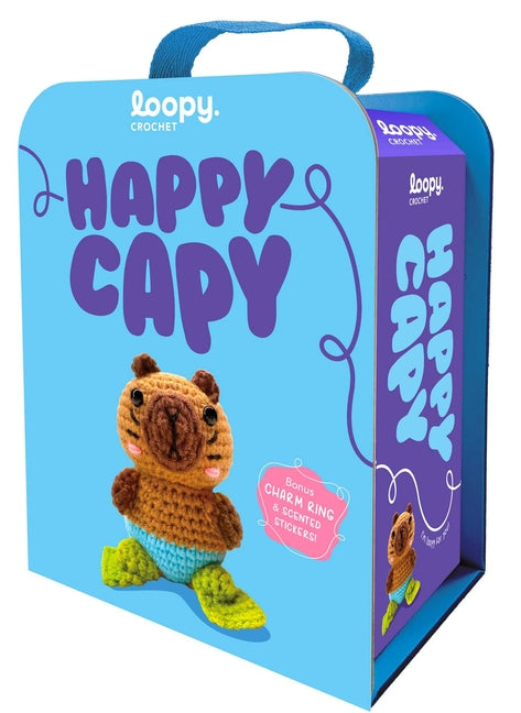 Happy Capy: Crochet Book & Kit: With Step-By-Step Instructions and Everything You Need Included!