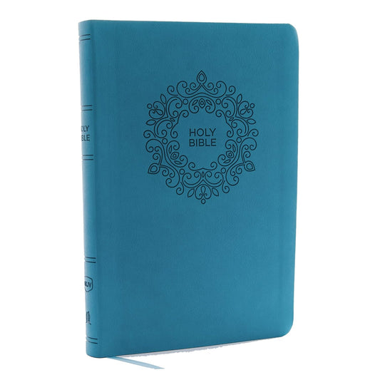 NKJV, Value Thinline Bible, Large Print, Imitation Leather, Blue, Red Letter Edition