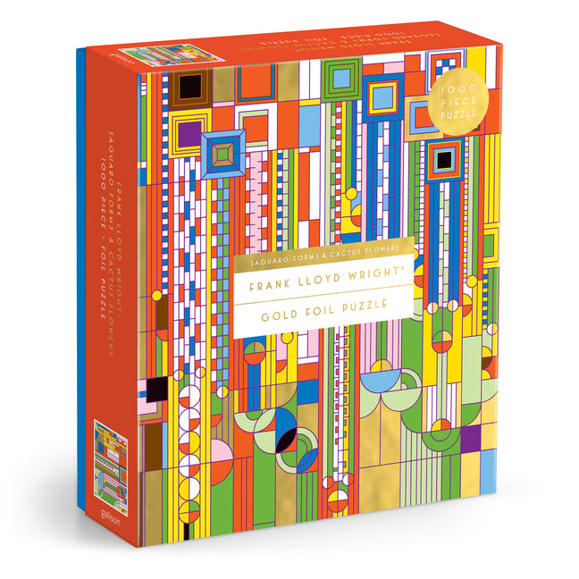 Frank Lloyd Wright Saguaro Cactus and Forms Foil Stamped 1000 PC Puzzle
