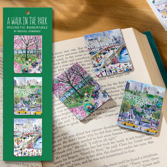 Michael Storrings Walk in the Park Magnetic Bookmarks