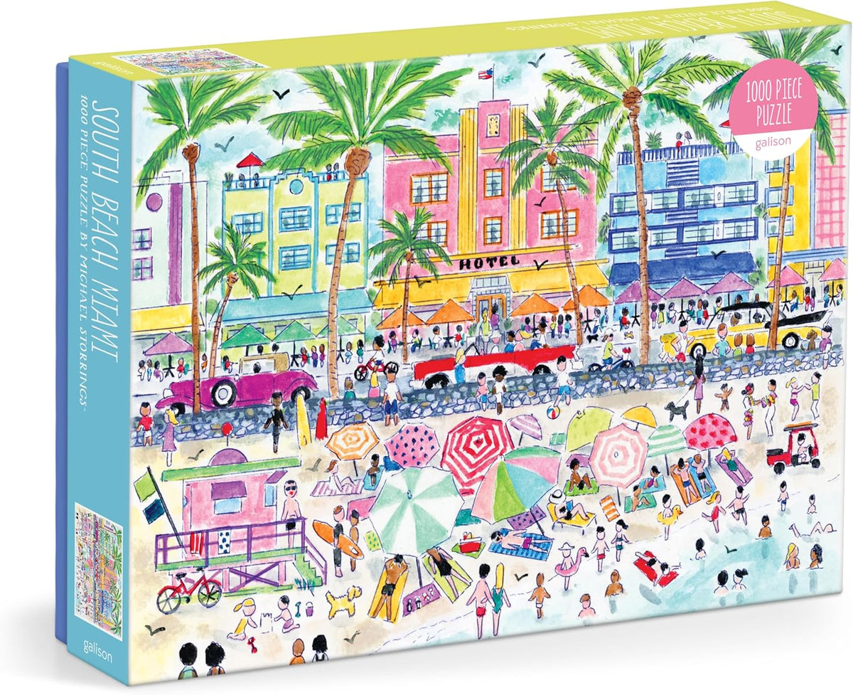 Michael Storrings South Beach Miami 1000 Piece Puzzle