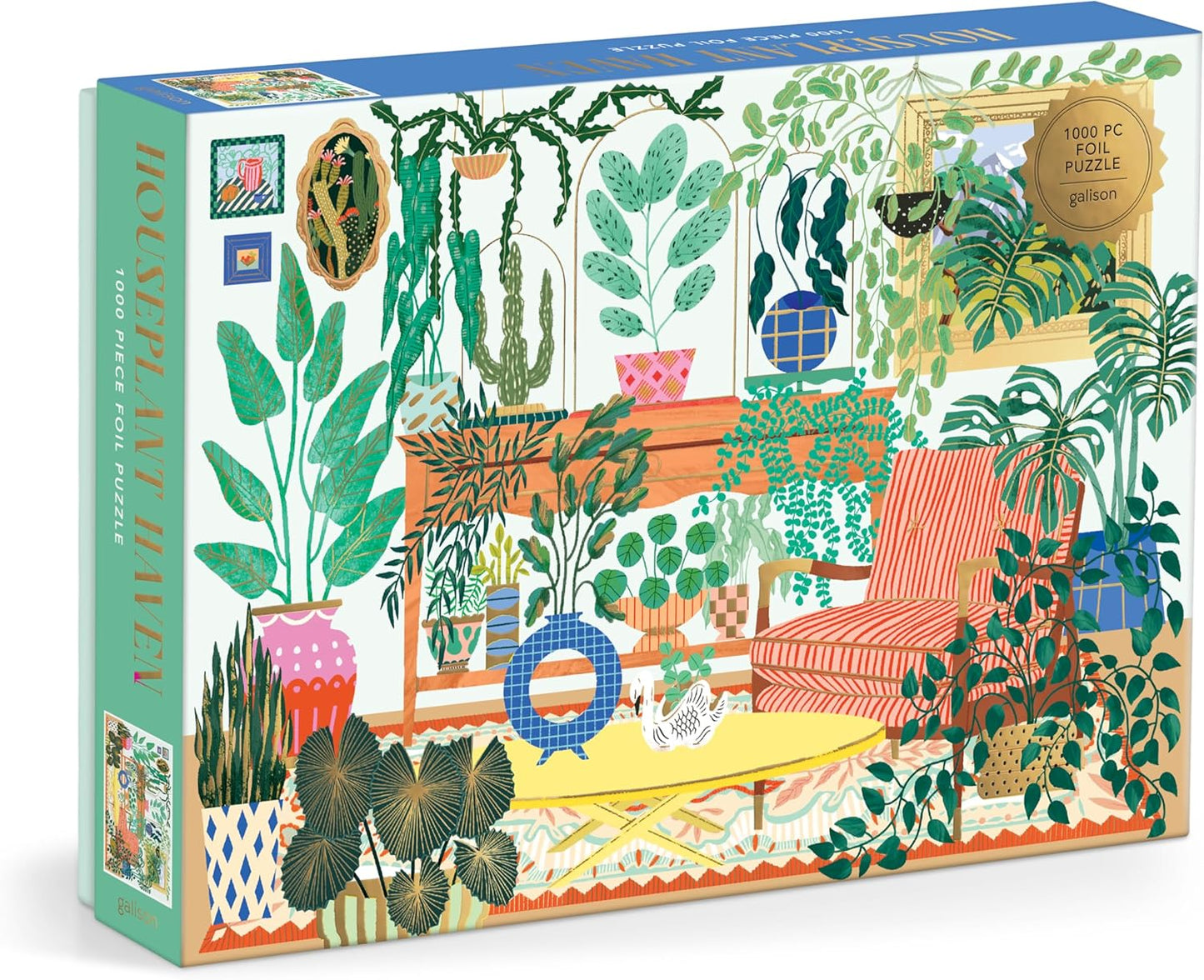 Houseplant Haven 1000 Piece Foil Puzzle