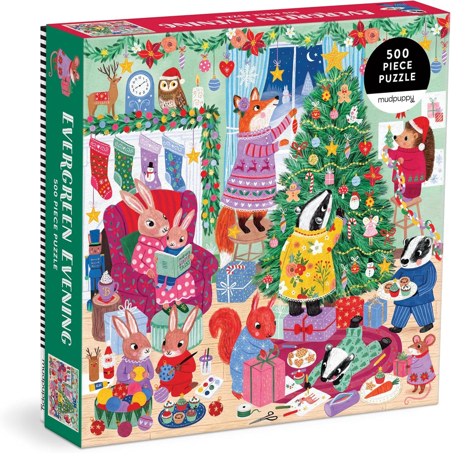 Evergreen Evening 500 Piece Family Puzzle