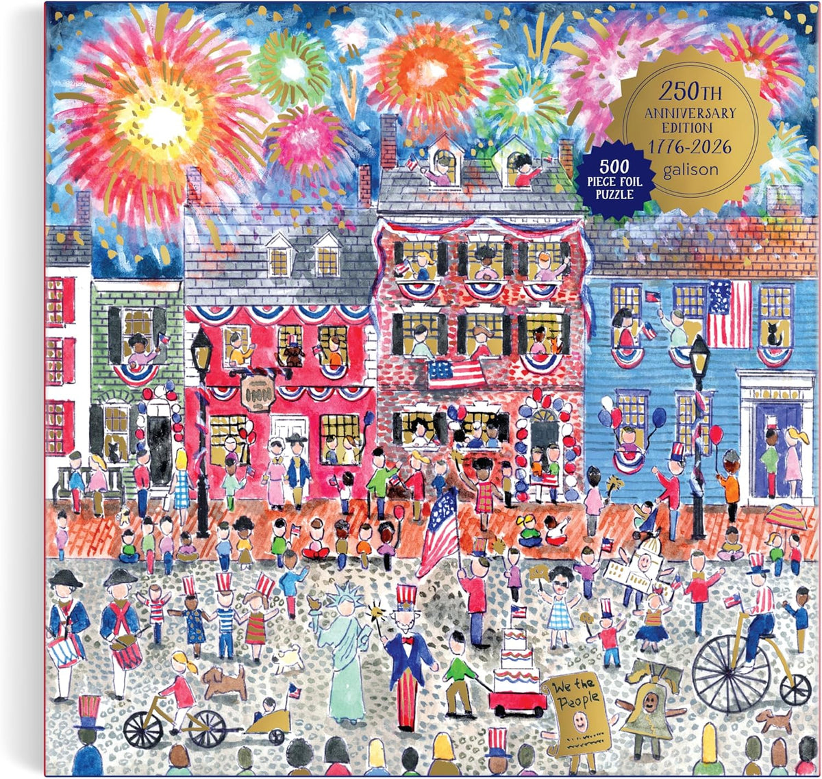 Michael Storrings Celebrate the USA 500 Piece Foil Puzzle